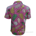 Impression numérique personnalisée Cotton Hawaiian Vacation Shirt